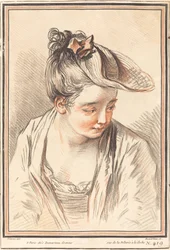 Cabeça de uma jovem, 1773.