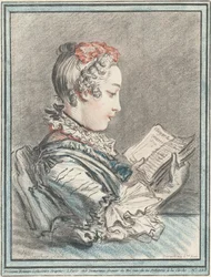 Jovem lendo "Héloise e Abélard"