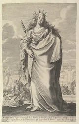 Marianne, 1647. Criadores: Gilles Rousselet, Abraham Bosse.