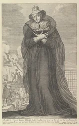 Marie Stuart, 1647. Criadores: Gilles Rousselet, Abraham Bosse.