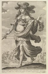 Zenobia, 1647. Criadores: Gilles Rousselet, Abraham Bosse.