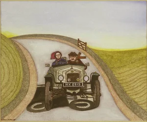 Automóvel, 1985 (aguarela sobre papel)