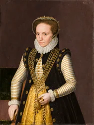 Retrato de uma nobre desconhecida, 1575.