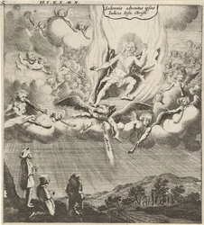 Cristo aparece no céu