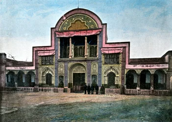 Portão do palácio do xá, Teerã, c1890