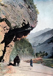 Rocha perto da vila de Annaour, c1890