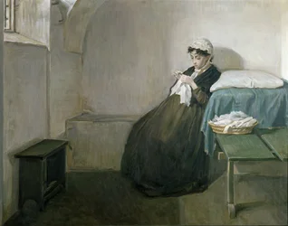 A patriota napolitana Luisa Sanfelice (óleo sobre tela)