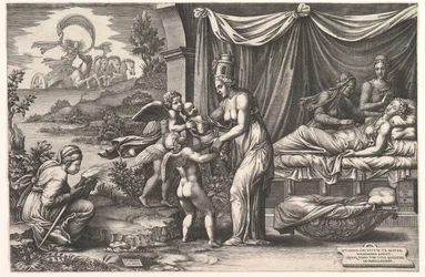 Alegoria do nascimento, 1558.