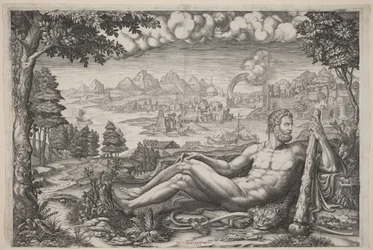 Hércules descansando dos seus trabalhos