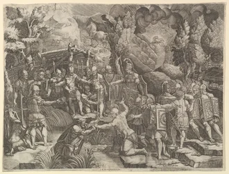 Sinon Enganando os Trojans, meados dos anos 1540.