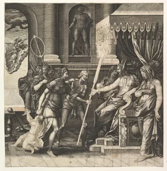 A Calúnia de Apelles, 1560.