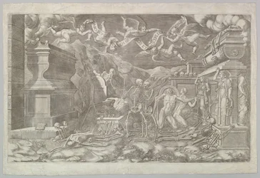 A visão de Ezequiel, 1554.