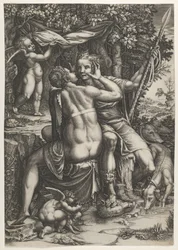 Vênus e Adônis, c. 1570.