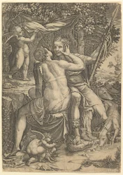 Vênus e Adônis ca. 1570