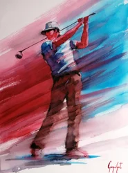 Swing de golfe dinâmico