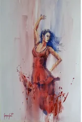 Dança Vermelha Apaixonada