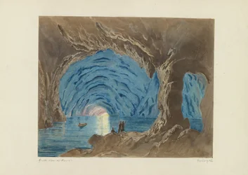Gruta Azul em Capri
Grotte bleue de Capri! (título sobre o objecto)