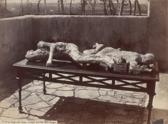 Pegadas humanas, Pompeia [Human Casts, Pompeia]