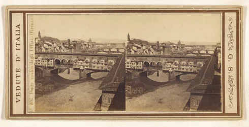 Ponte Velha a partir dos Uffizi, (Florença)