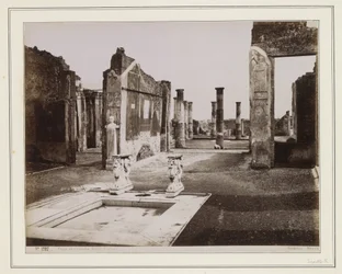 Restos da Casa di Cornelia Ruffo em Pompeia