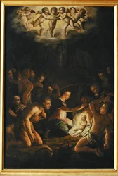 Adoração dos pastores. Cerca de 1550 (pintura sobre tela)