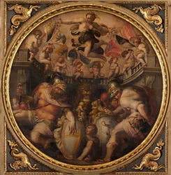 Alegorias dos bairros de Santo Spirito e Santa Croce, 1563-1565