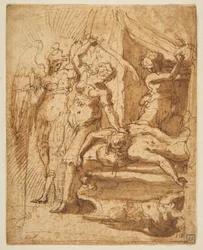 Judith enthauptet Holofernes