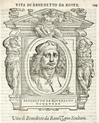 Milão, Biblioteca Braidense, Vite de piv excellent, Giorgio Vasari 1568, Benedetto da Rovezzano