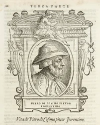Milão, Biblioteca Braidense, Vite de piv excellent, Giorgio Vasari 1568, Piero di Cosimo