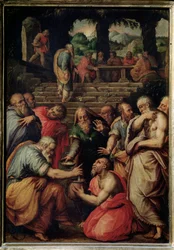 O Profeta Eliseu - óleo sobre painel, c.1566
