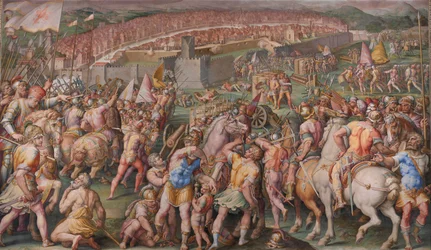 A invasão da fortaleza de Stampace em Pisa, 1568-1571