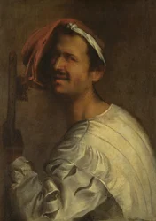 Cantor com sua flauta