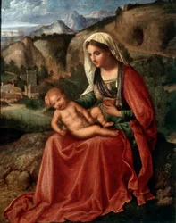 A Virgem e o Menino em uma Paisagem, c1503