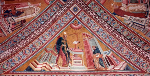 Os Doutores da Igreja: Santo Agostinho de Hipona (fresco