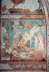 A Lamentação de Cristo, c.1290-99 (fresco)