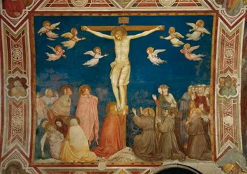 Itália, região da Umbria, Assis, Basílica de São Francisco de Assis, Crucificação