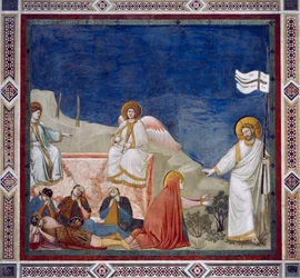 Noli Me Tangere - A Ressurreição de Cristo, detalhe da Vida e Paixão de Cristo