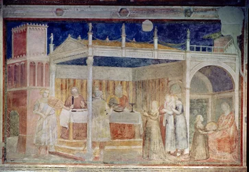 Banquete de Herodes, da Capela Peruzzi