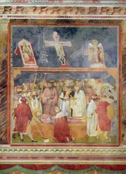 São Jerônimo Verificando os estigmas no corpo de São Francisco, 1296-97