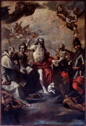 São João Batista, São Jorge, Santa Lucía, Santa Catarina, São Bernardo (Pintura