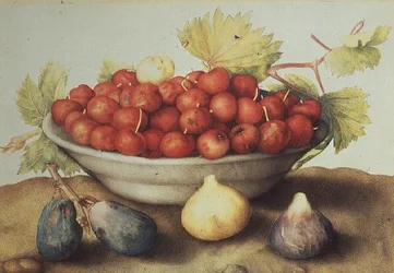 Uma Tigela de Cerejas e Figos