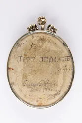 Verso do retrato de Cristo Zaga (Ṣägga Krǝstos)