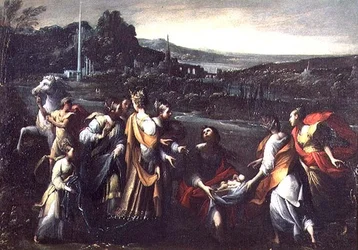 A descoberta de Moisés (óleo sobre tela)
