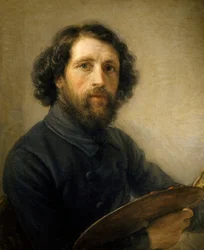 Auto-retrato de Giovanni Carnovali (1804-1873), óleo sobre tela, 78x58 cm