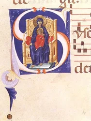 Sra. 562 f.16r Historiated 