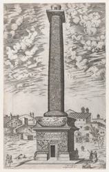 Espelho da magnificência romana: Coluna de Trajano, 1581-86., 1581-86
