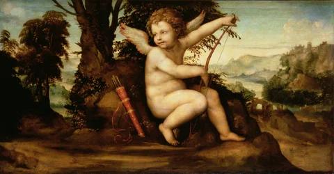 Cupido em uma paisagem, c.1510