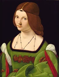 Retrato de uma dama (após o restauro)