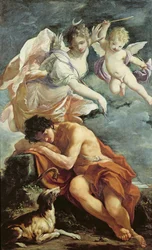 Diana e Endimião (óleo sobre tela)