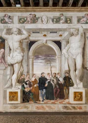 Convite ao Baile, Salão Nobre, c.1570 (fresco)